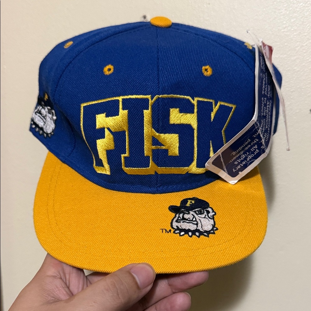 Blue and Yellow Snapback Cap